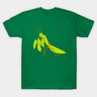 Praying Mantis Funny - Animated Mantis T-Shirt